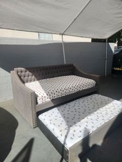 Double twin pull out Sofa bed $150