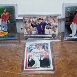 Ohtani Angels Mix Baseball Cards 