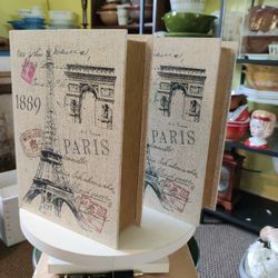 PAIR OF "PARIS" STORAGE BOXES 
