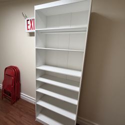 White Bookshelf