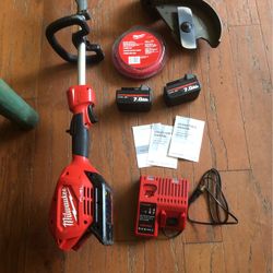 Milwaukee Fuel Weedwacker And Edger