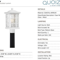 Post Light (brand new, never opened) 