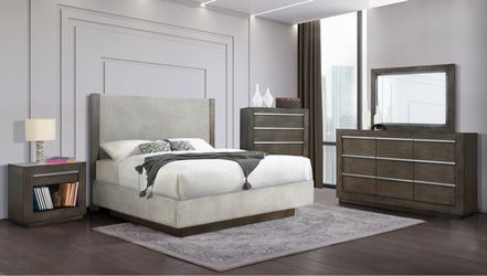 6PC KING OR QUEEN BEDROOM SET