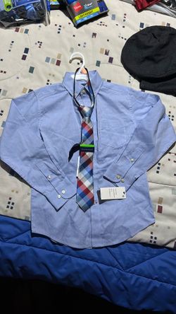 New boy size 8, Tommy Hill, dress shirt and tie