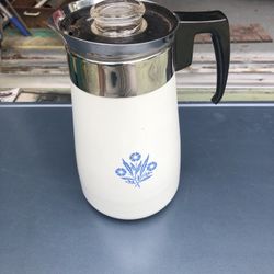 Vintage Corning Ware Coffee 9 Cup Pitcher