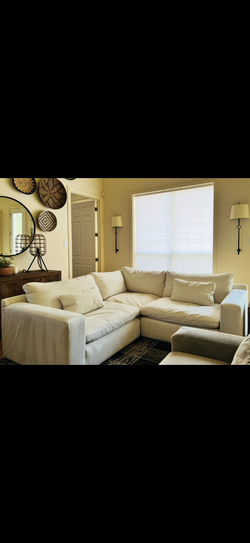 Ashley "Cloudlike" Sectional/Sofa with Performance Fabric/Deep seated Modular