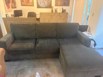 Gray Sectional Sofa with Chaise