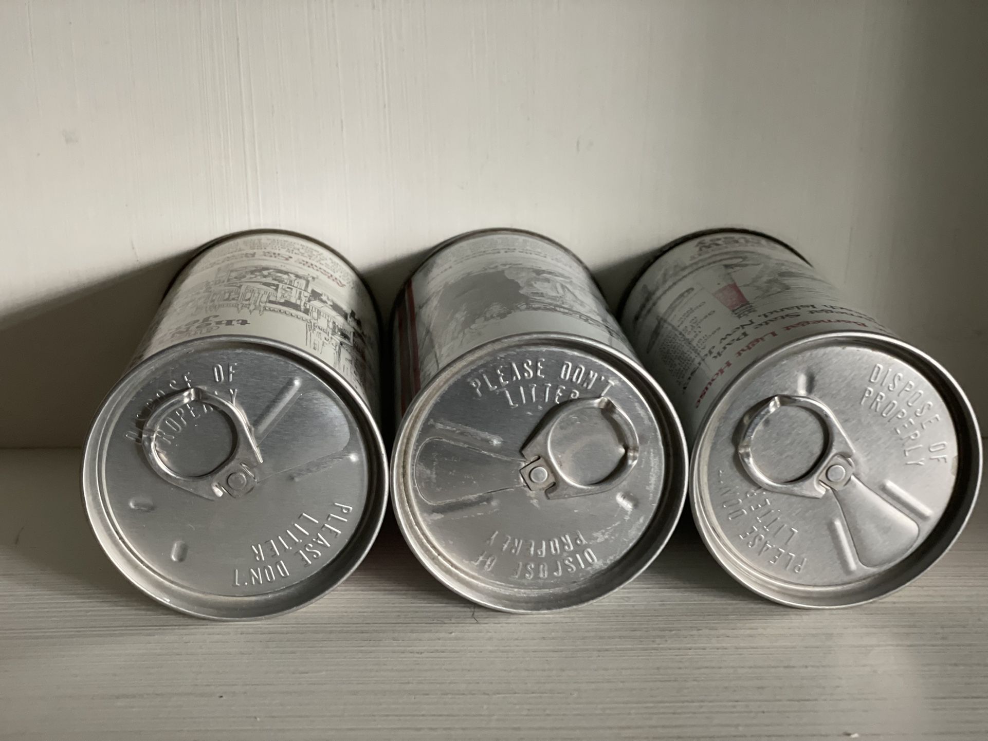 Iron City “Discover New Jersey” Collectible (Empty) Cans