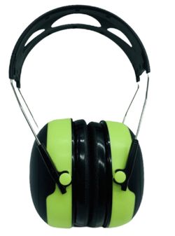 3m Hi-viz Pro Earmuffs 27db Nrr Rated Comfortable Low Profile Earmuffs