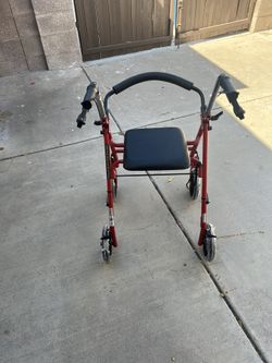 Driver Walker With Seat And Basket