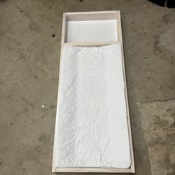 Hand Made Changing Table And Diaper Caddy 