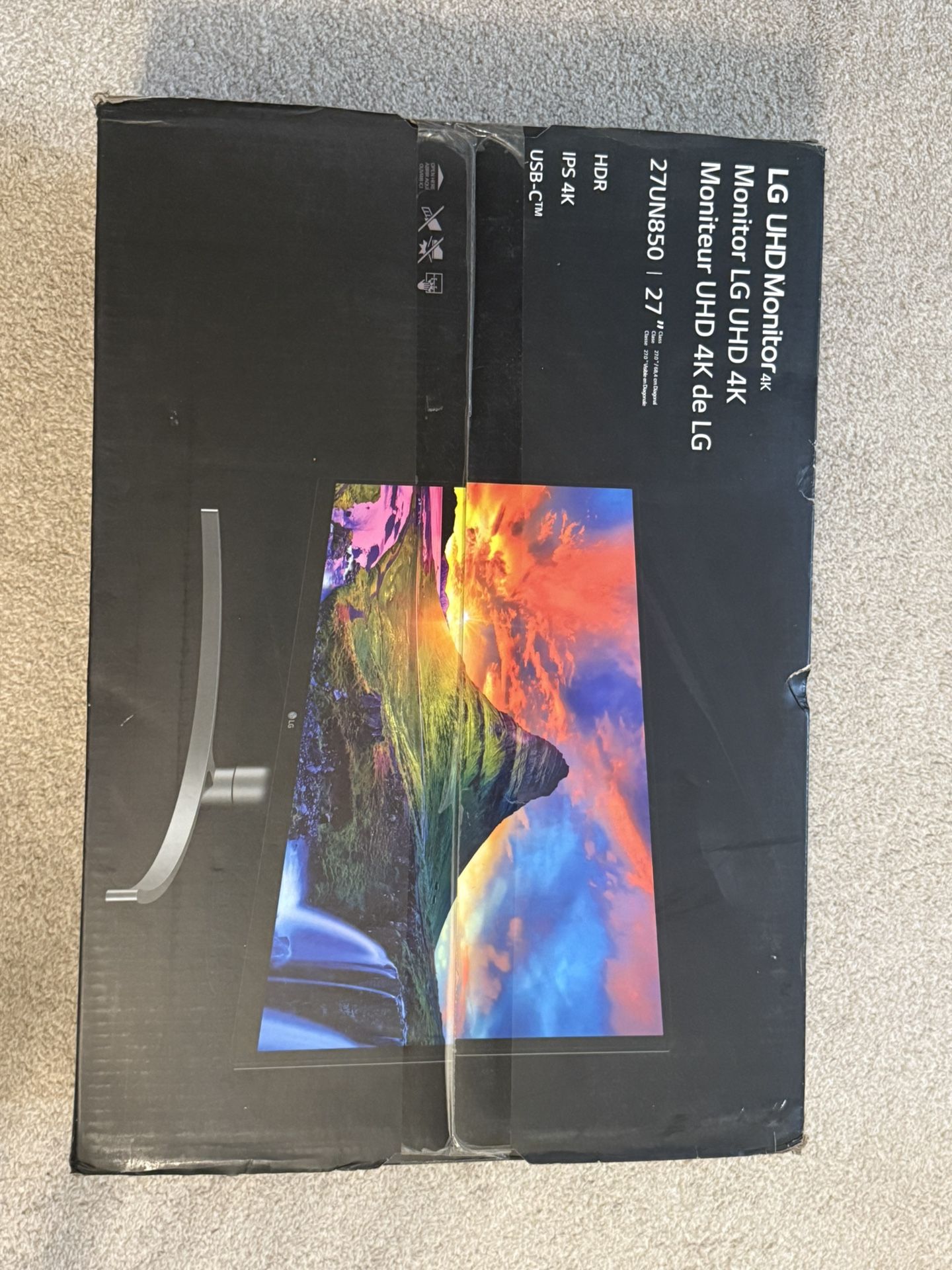 LG UHD 4K 27in Monitor (New)