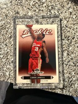 LeBron James Upper Deck MVP Rookie Card