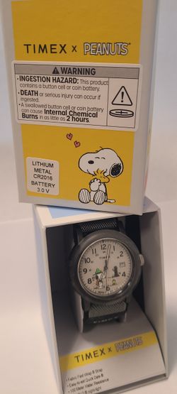 Peanuts Beagle Scout Fast Wrap Strap Watch Timex