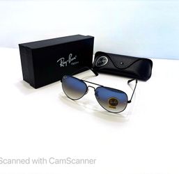 NEW  RB AVIATOR Silver/Blue