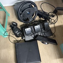 ps4 camera and wheel 