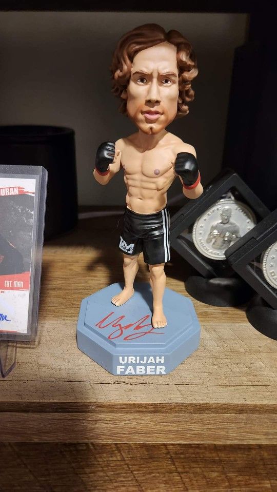 Urijah Faber Autographed MMA Bobblehead 69 Of 600 Handmade