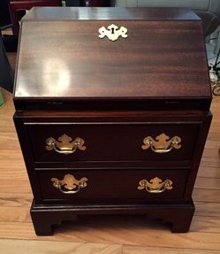 Mahogany Desk Organizer / Large Jewelry Box