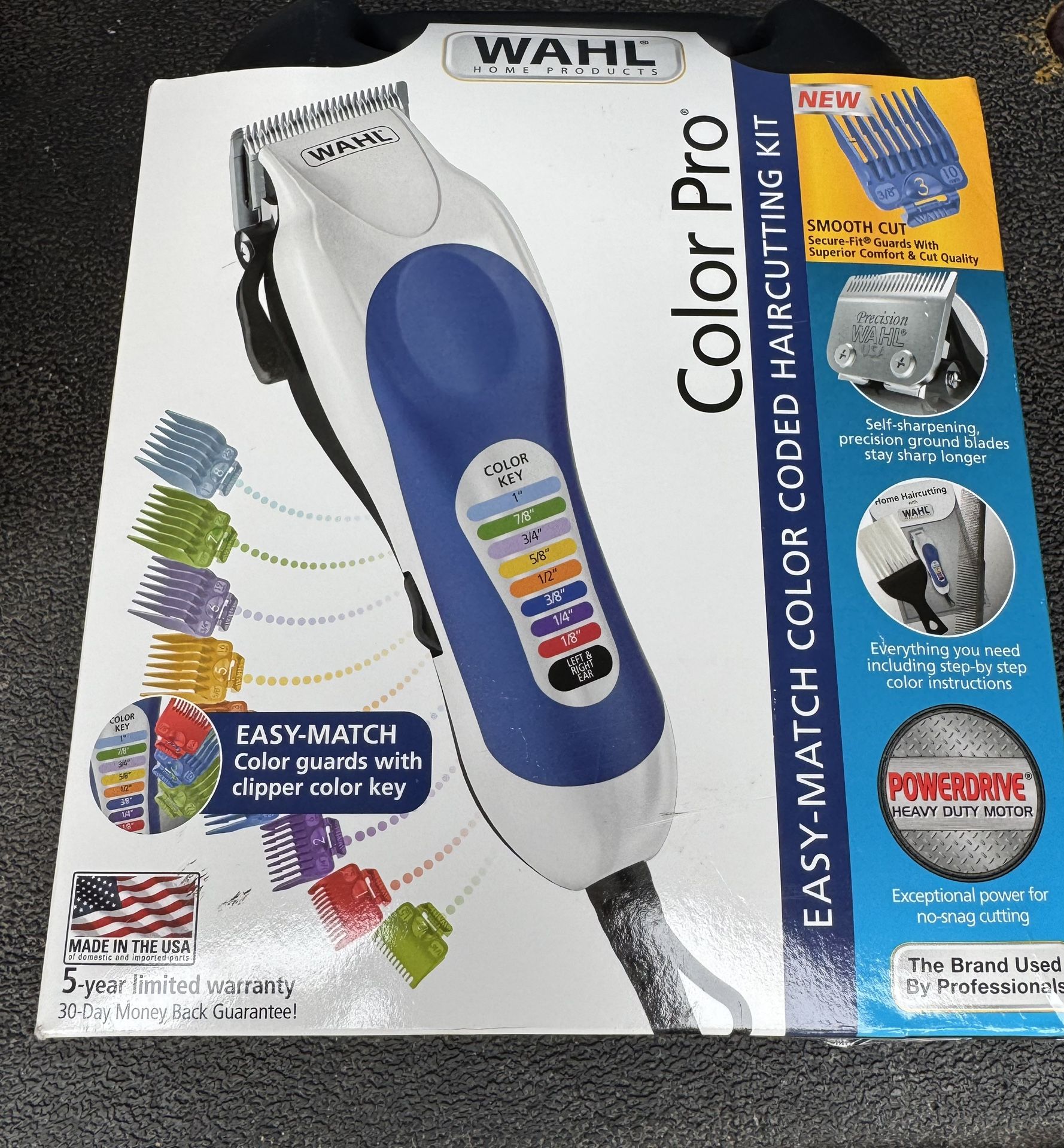 NEW-Wahl Clippers Color Pro Complete Haircutting Kit By