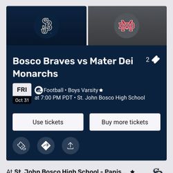 St. John Bosco Braves vs. Mater Dei Monarchs