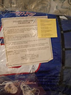 Nascar/beer inflatables