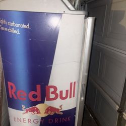Redbull Logo Beverage Fridge