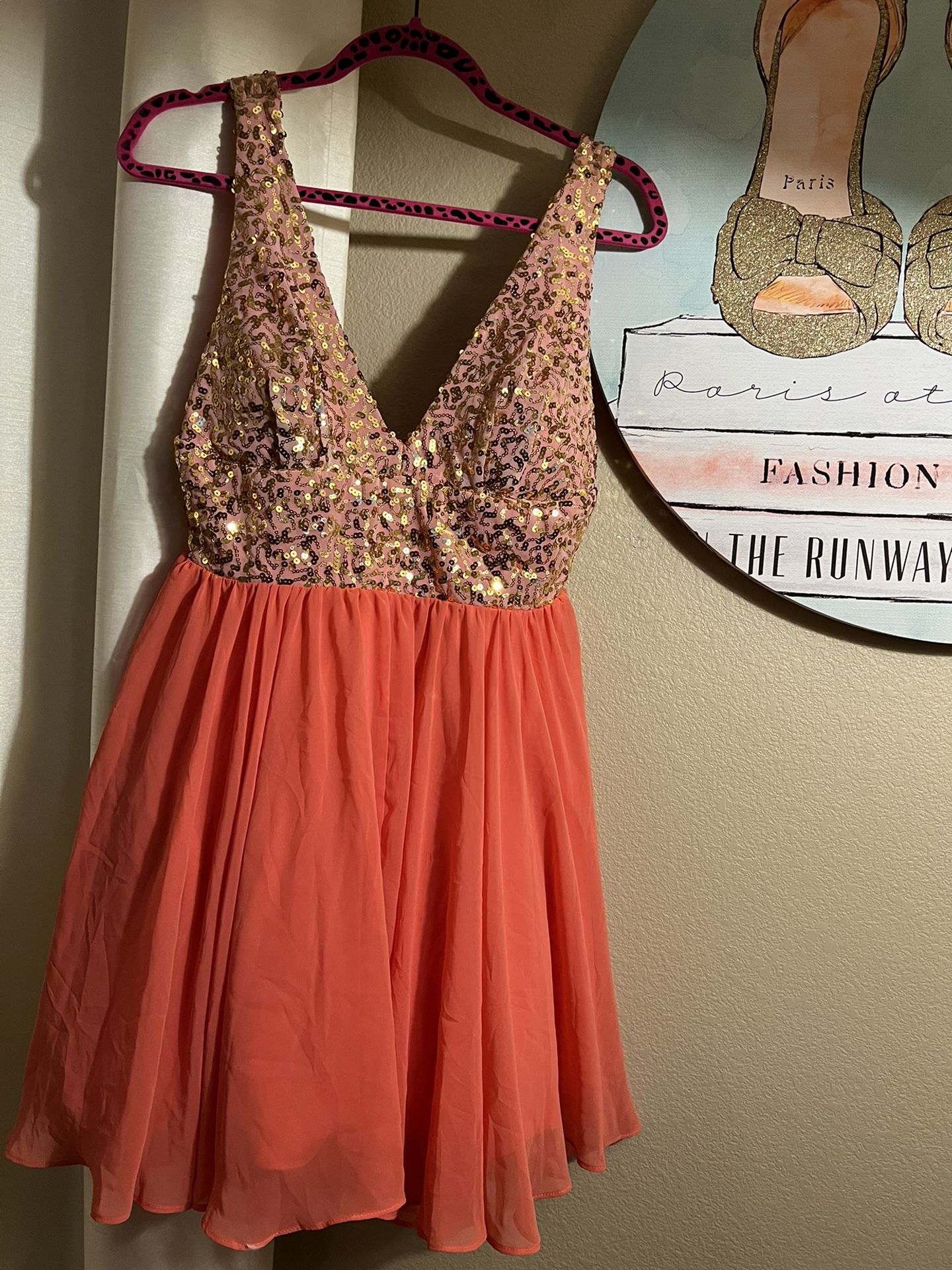 Jodi Kristopher Sparkly Party Dress
