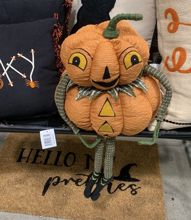 Johanna Parker Long Leg Sitting Pumpkin RARE!!!