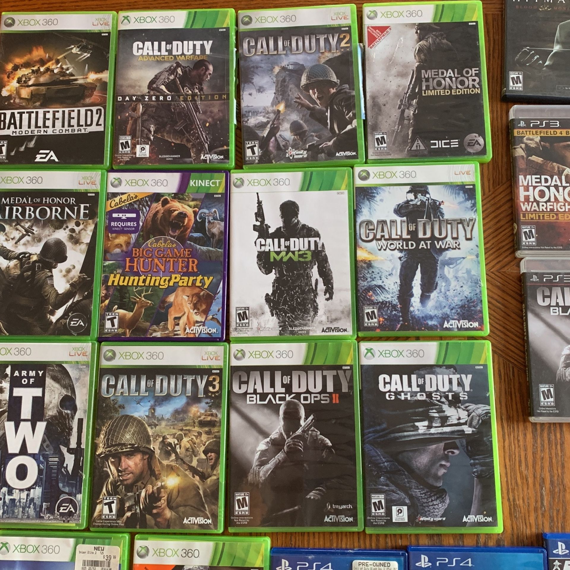 Video Games Xbox 360, Playstation2, Ps3 And Ps4