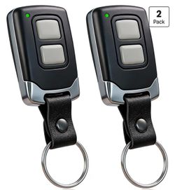 2 Garage Door Opener Remote for LiftMaster Chamberlain Craftsman For 893Max 893LM 373LM 973LM Yellow Green Orange Red Purple Learn Button [Not Securit