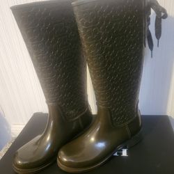 Coach Rainboots Woemns Size 9