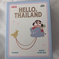 Popmart Crybaby Hello Thailand Badge 