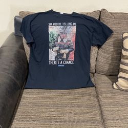 Size,XL . Vintage so you’re telling me there is a chance dumb and dumber T-shirt.