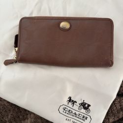 Leather Coach Wallet 
