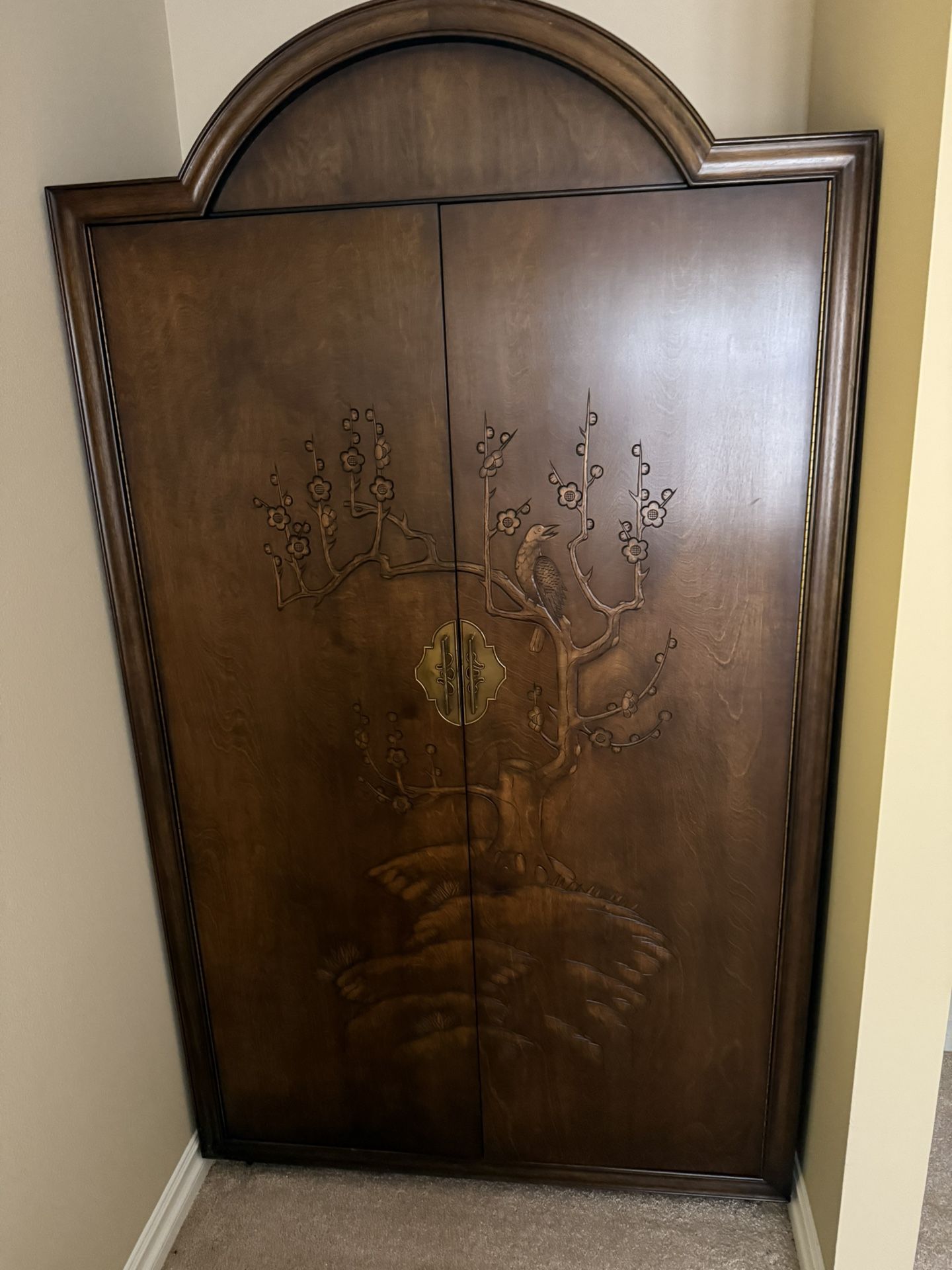 Armoire Wood Wardrobe