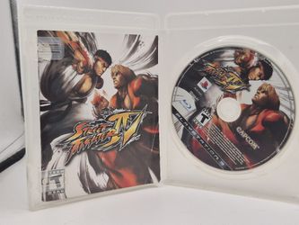 PlayStation 3 video game Street Fighter IV no scratches