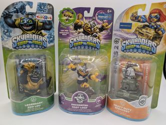 Skylanders Swap Force Exclusive Bundle – Legendary Zoo Lou / Enchanted Hoot Loop / Heavy Duty Sprocket (Sealed)