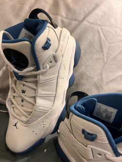Jordan 6 Rings "White Dark Marina Blue”