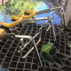 9 Guitar Hangers, Acoustic Or Electric, Pegboard Or Slatwall