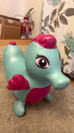 Mint Green and Pink Inflatable Bouncy Toy check more pictures
