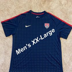 🔥 NIKE USMNT Team USA Gold Dots Jersey Men's XXL 🔥