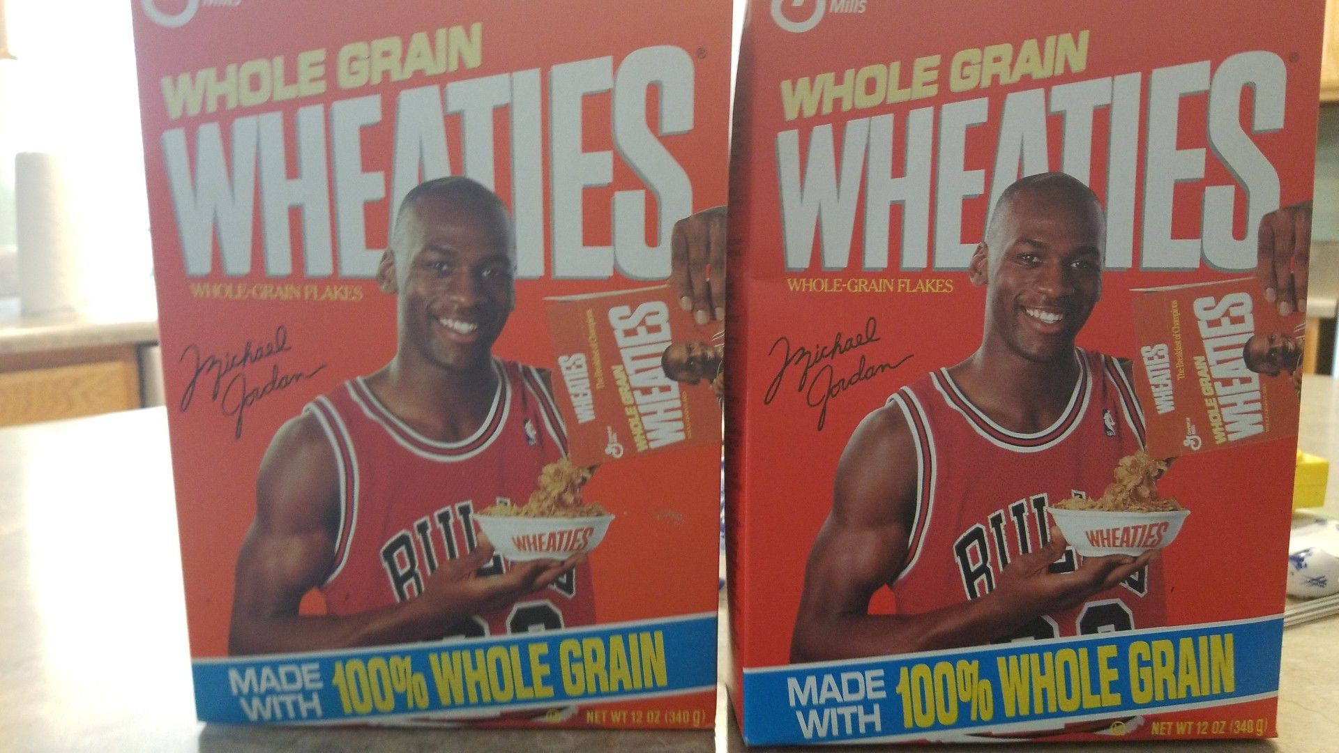 1990 Michael Jordan wheaties box