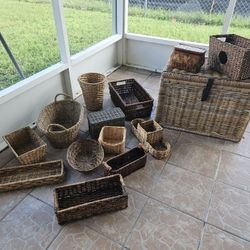 20 Wicker Baskets 