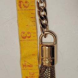 Dune London Gold Tassel Keychain