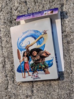 Moana 2 Steelbook 4K UHD disc + Blu-ray + 4K code