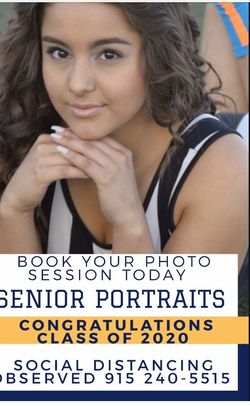 Senior Portraits or any special occasions.