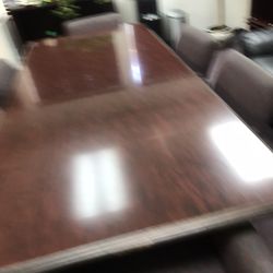 Office Table Top With Chairs