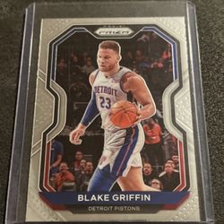 BLAKE GRIFFIN 2020-21 PANINI PRIZM (SILVER PRIZM) #62 DETROIT PISTONS