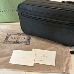 Gucci: Rubber Effect Belt Bag - Receipt Included