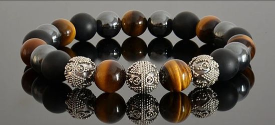 Protective Healing Natural Bead Bracelets, Earrings and Necklaces